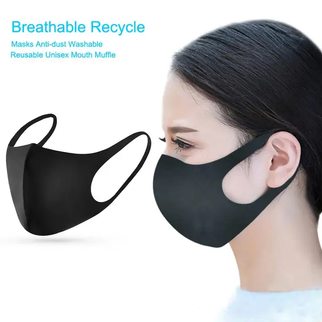 US $104.71  Breathable Recycle Masks Anti-dust Washable Reusable Unisex Mouth Muffle