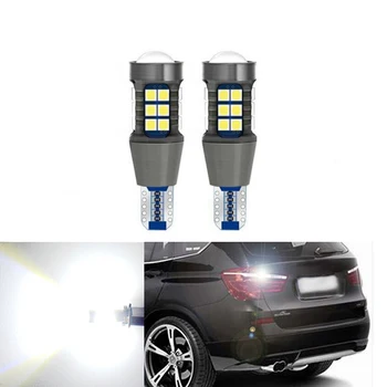 

2x T15 W16W LED CANBUS 3030 Chip High Power Backup Reverse Light For BMW 5 Series E60 E61 F10 F11 F07 E39 E90 Mini Cooper