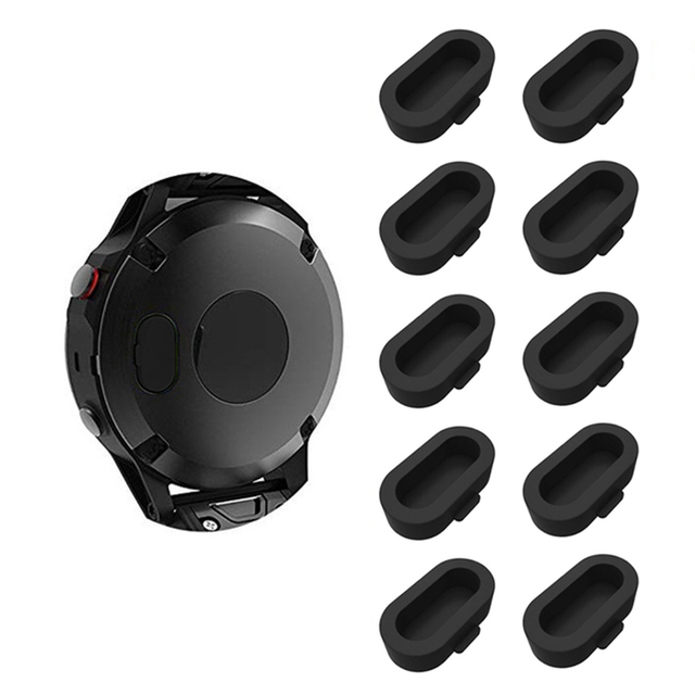 Plug Cover Cap For Garmin Venu Vivoactive 4 4S 945 245M Silicone Dustproof Plug Case For Fenix 5 5S 5X Plus 6 6S 6X Pro