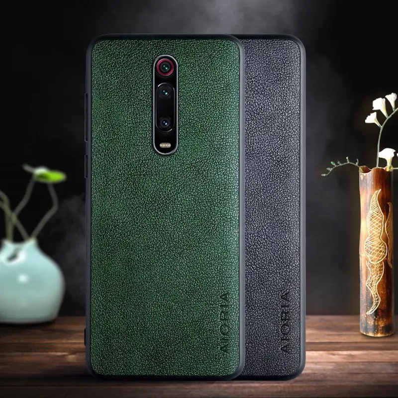 case for Xiaomi Mi 9T Pro with Retro business PU leather design TPU+PU 2in1 material | Мобильные телефоны и аксессуары