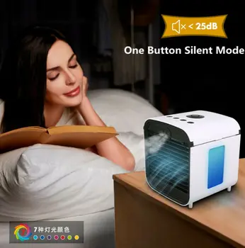 

Evaporative Air Cooler Fan Desk Office Portable Air Conditioner Humidifier Quiet