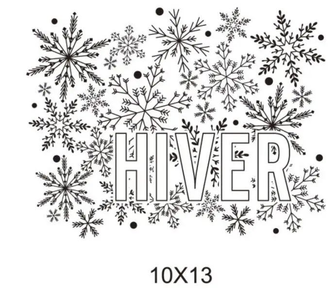 10x13 Французский прозрачный штамп для скрапбукинга/изготовления открыток C675 - Цвет: 10x13