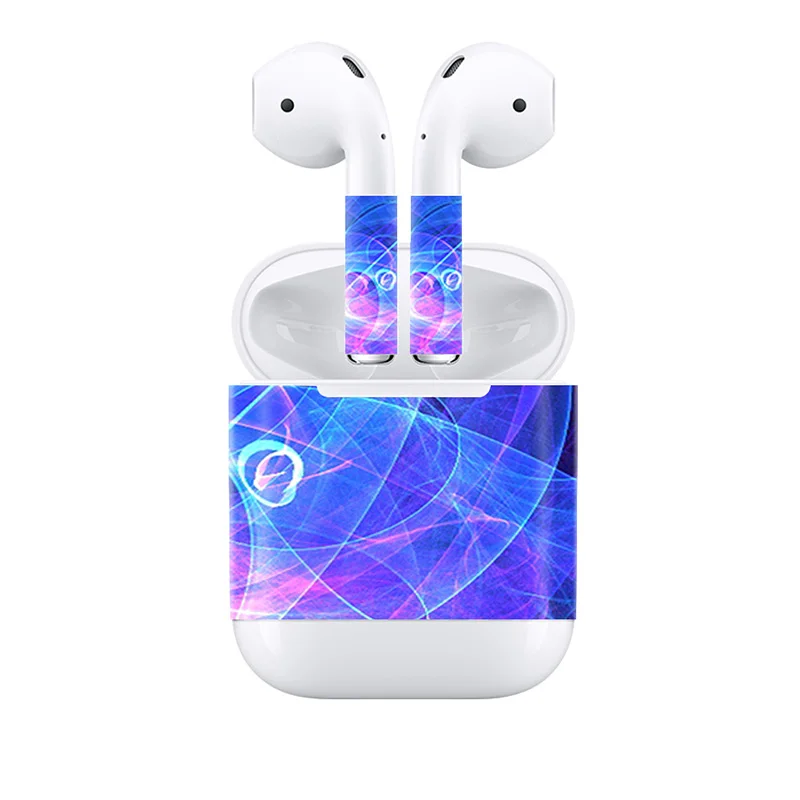 Для Apple AirPods 2 Наушники стикер Наушники DIY индивидуальная Наклейка виниловая камуфляжная Кожа Беспроводная зарядка наклейка на коробку