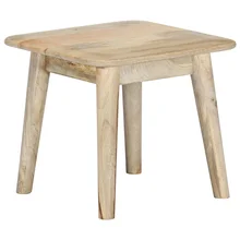 Table basse 45x45x40 cm bois de manguier massif