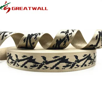 

Southeast Asia hot-selling jacquard nylon ribbon khaki nylon polyester ribbon belt DIY bag shoulder strap clothing accessories