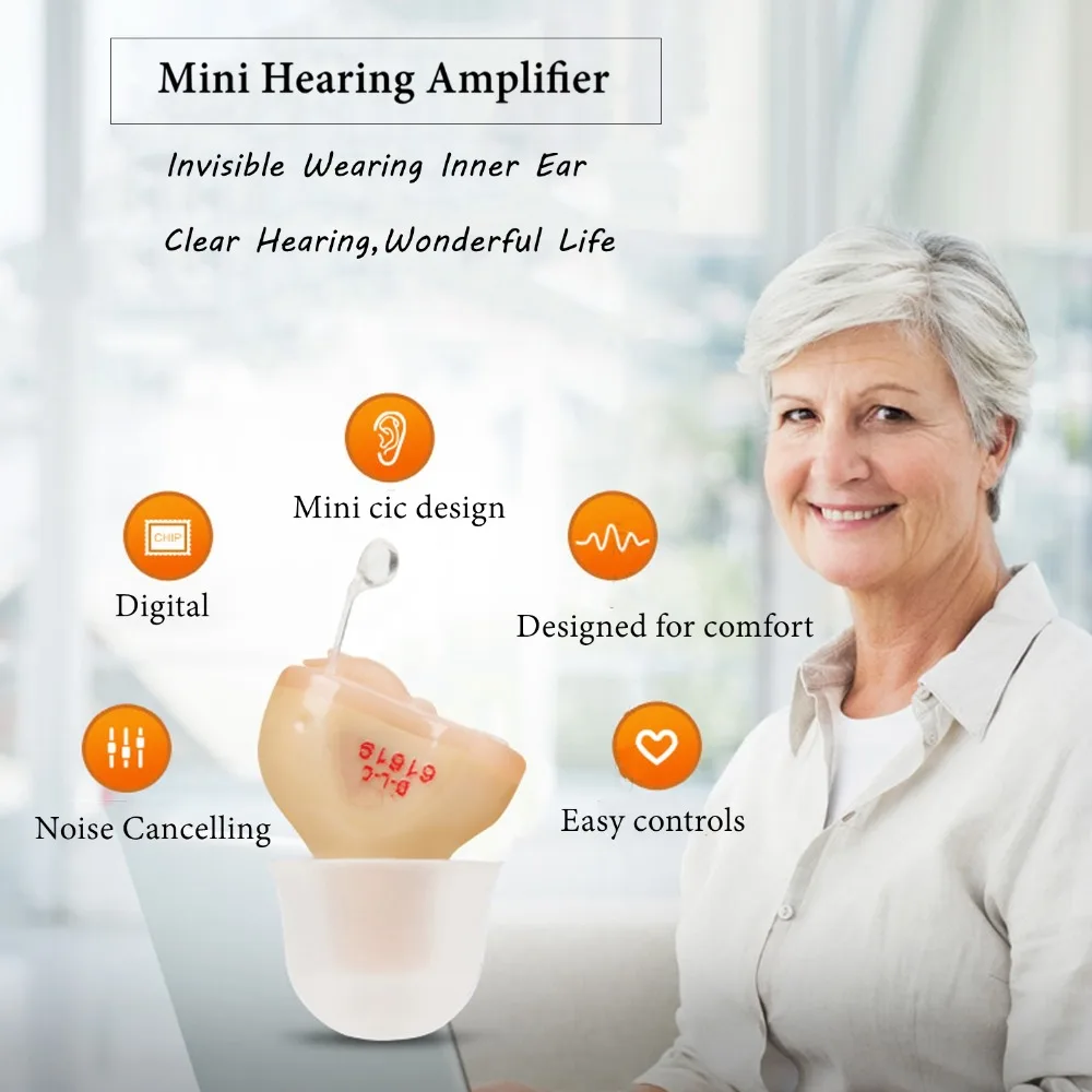 Слуховой аппарат для пожилых с усилителем звука|digital hearing aids|hearing aidscic aid |
