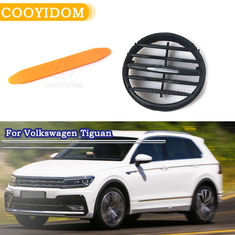 

COOYIDOM 1PCS For VW Tiguan instrument desk air conditioning outlet air conditioner tuyere folding fittings A/C Air Vent