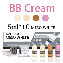 Сыворотка для ухода за кожей лица с мезо, 5 мл, BB крем, мезо, стартовый набор, основа для отбеливания акне, антивозрастной крем для BB крема, машина