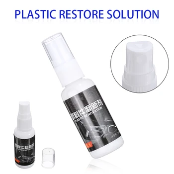 

1pc 20ml Retreading Agent Car Interior Leather Seats Plastic Maintenance Clean Detergent Refurbisher Cleaner Leather Care Tool