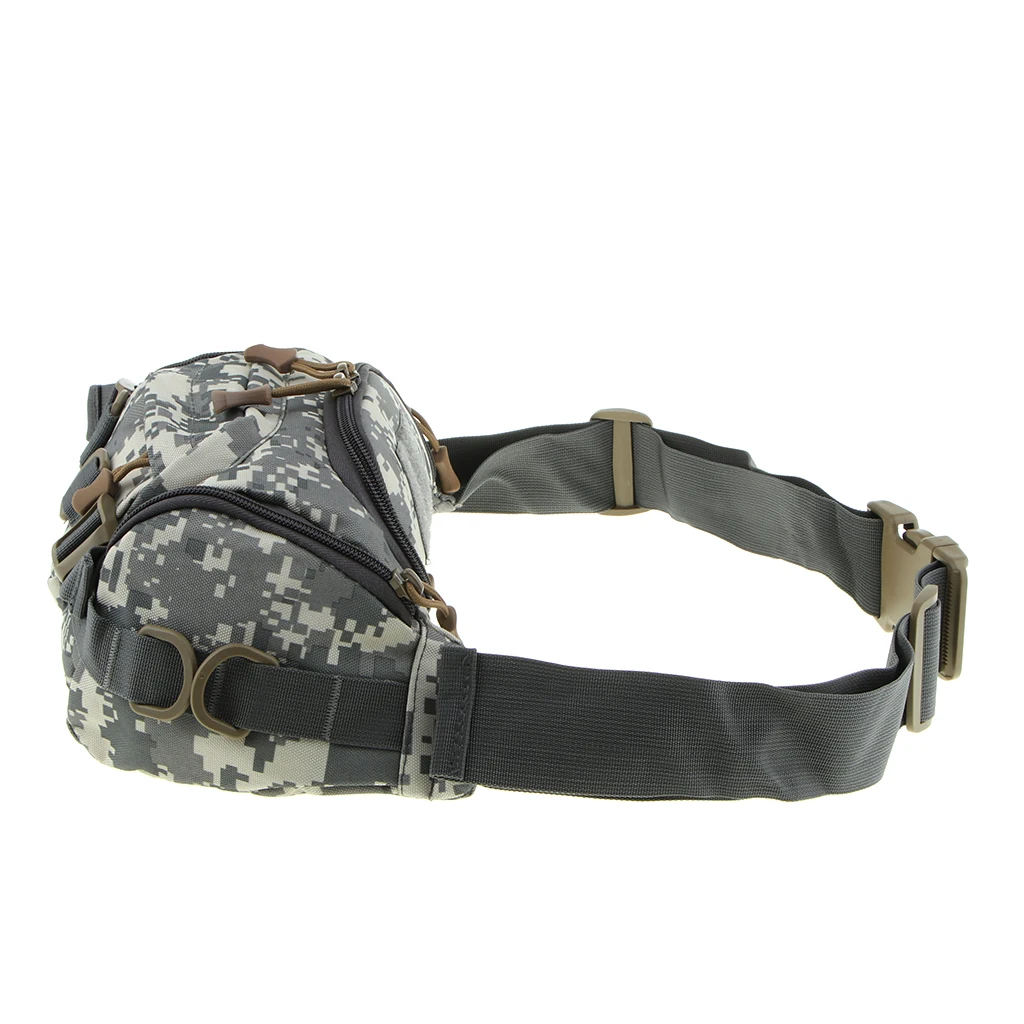 Large Capacity Camouflage Multiple Waist Bag Pouch Fanny Pack Chest Crossbody Bag