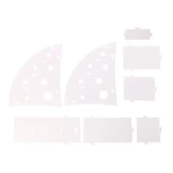 

Plastic Wood TV Air Remote Holder Home Sundries Storage Case Desk Organizer Box