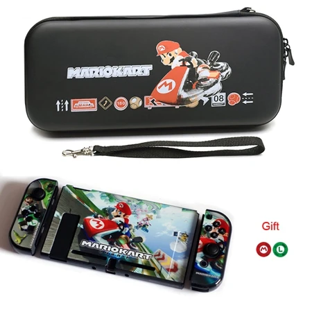 4 в 1 nintendo Switch EVA сумка для хранения с Pokemo жесткий защитный чехол Оболочка Чехол комплект для NS nintendo консолью коммутатора Аксессуары - Цвет: Bag with case D