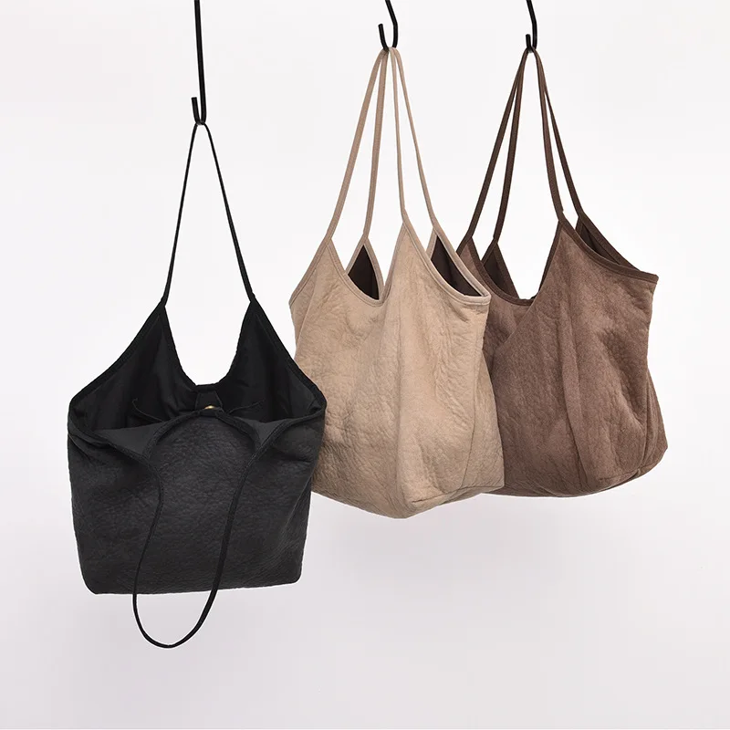 

Women's Originally Designed Suede Suede Bag Customized Handbag Literary Single Shoulder Bag