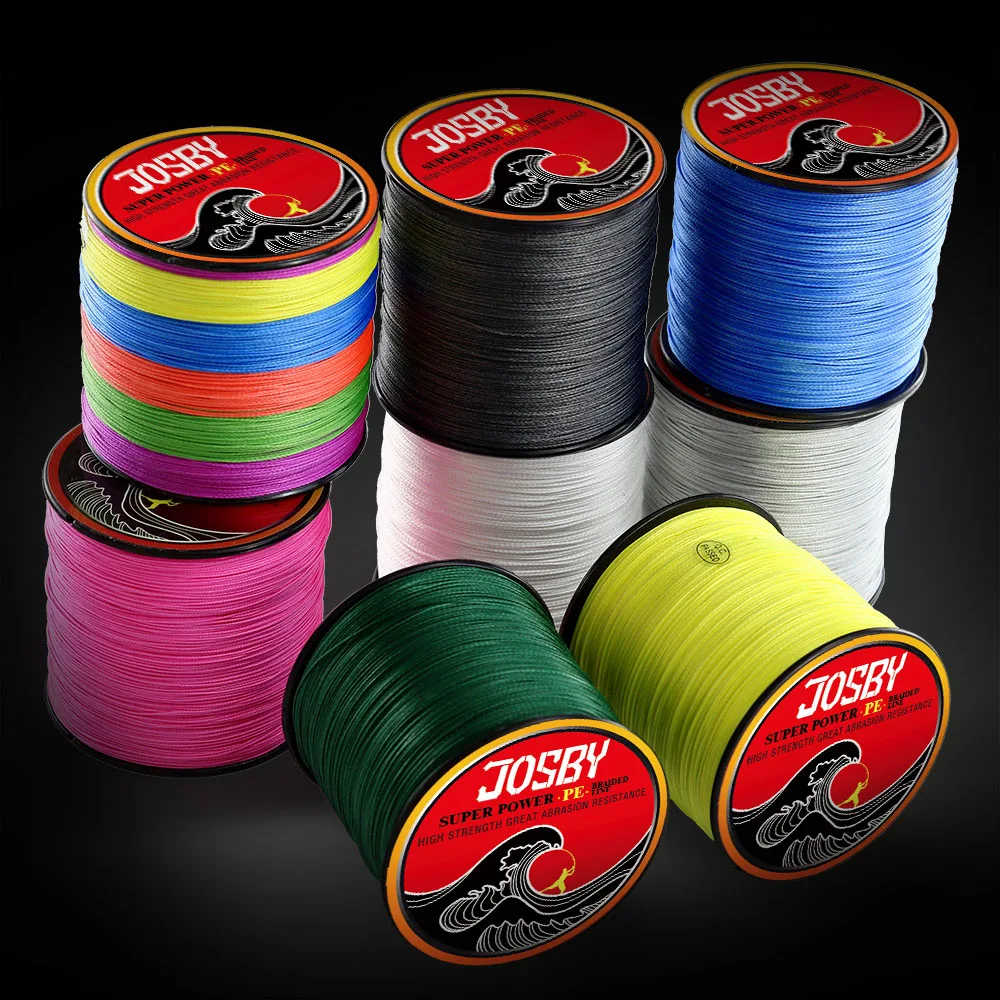 JOSBY carp braided fishing line linha multifilamento Super strong fishing braid tresse fly Fish Tackle 4 8 Strands PE 150M 300M JOSBY carp braided fishing line linha multifilamento Super strong fishing braid tresse fly Fish Tackle 4 8 Strands PE 150M 300M