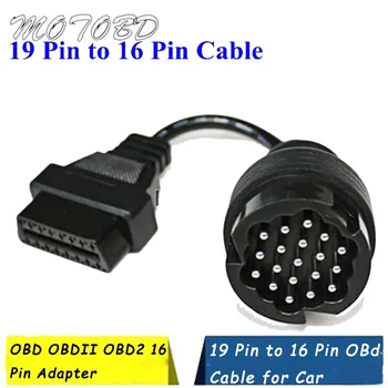 

OBD OBDII OBD2 19Pin Diagnostic Connector Adapter For 19 Pin OBD OBD2 Diagnostic cable to 16Pin with all 968 and 993 models