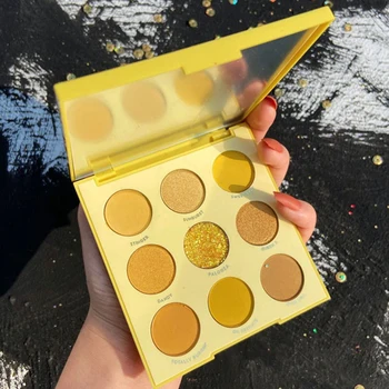 

Pigmented Neon Shimmer Cosmetic Pallete Eyeshadow Shiny Glitter Eye Makeup Shadow Palette Metallic Diamond Make Up Palette
