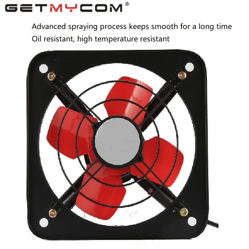 Getmycom 8/10 дюймовый экстрактор коммерческий воздуходувка вентилятор мощная