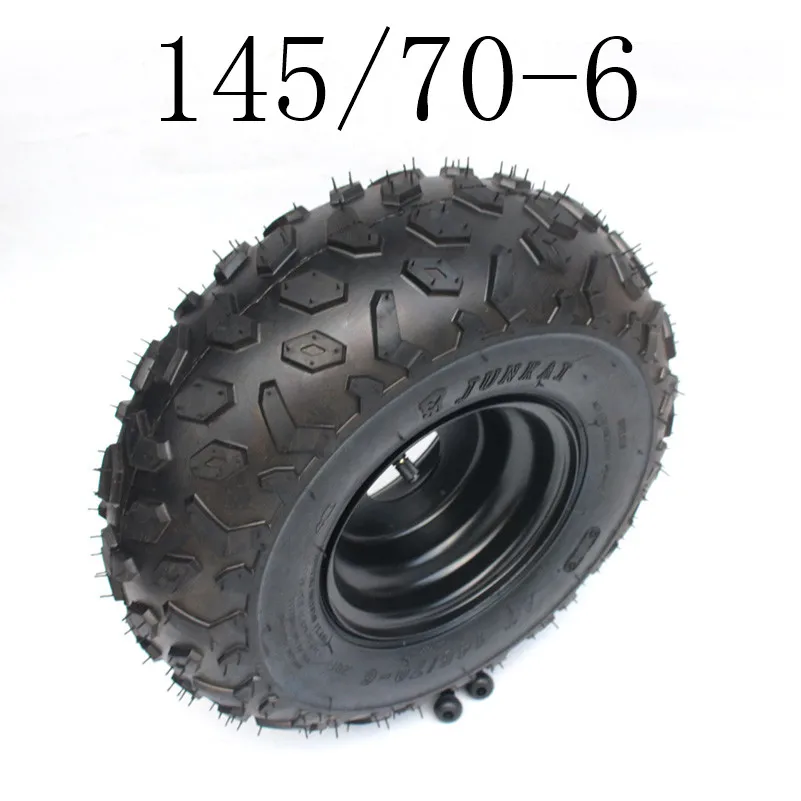 Горячая Новые 6-дюймовые колесные диски 145/70-6 шины для 6 дюймовое железо колеса диски подходит для Go Kart Buggie Atv Quad