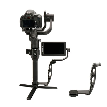 

ULANZI L Bracket Handle Grip With Cold Shoe Mount 1/4 3/8 Inch Screw for Zhiyun/Ronin S/SC Universal Stabilizer Stand Accessory