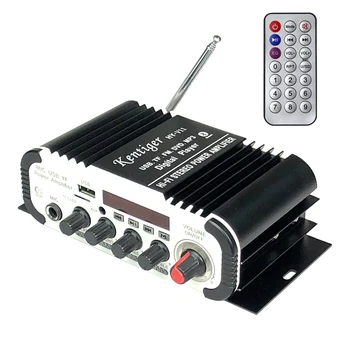 

HiFi Stereo Bluetooth Mini Aluminum Alloy Audio Amplifier Easy Use Home Space Saving Digital Professional Remote Control