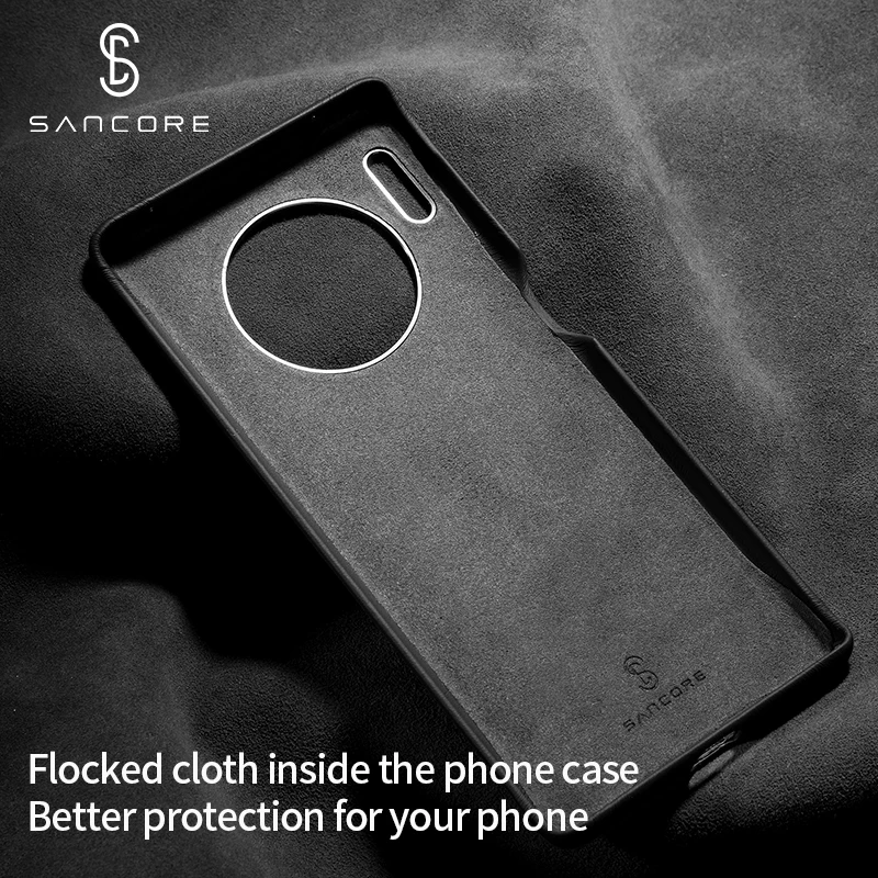 SanCore для HUAWEI MATE30/PRO чехол для телефона наппа кожаный чехол из натуральной кожи защитный чехол бизнес Премиум Роскошный чехол