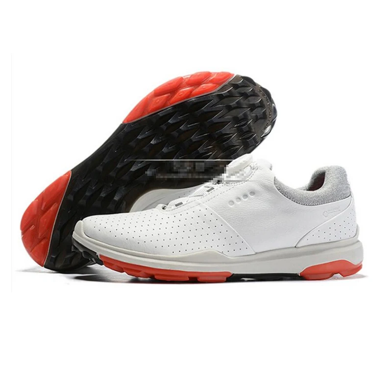 

Leather Golf Shoes for Men Professional Golf Training Sport Sneakers Comfortable Golf Spikeless Shoes