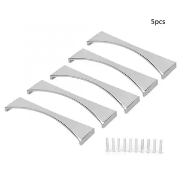 

5Pcs Household Modern Drawer Cabinet Wardrobe Door Pull Handle Furniture Hardware Fittings Antique Bronze Kitchen Cabinet