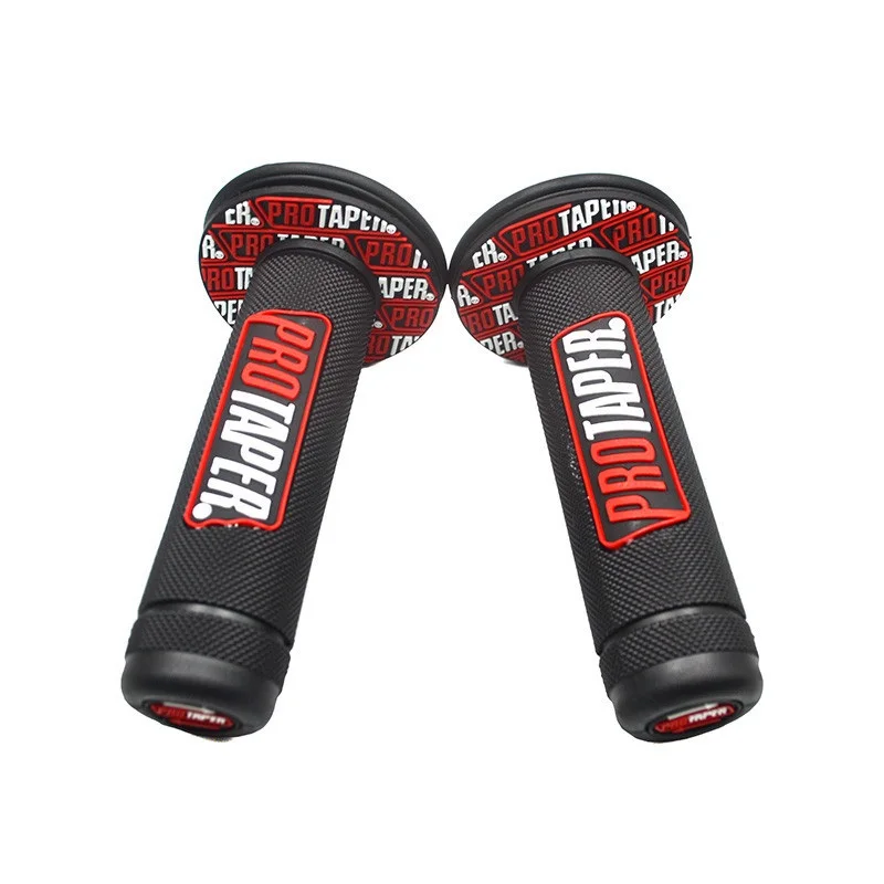 Ручка Pro конус мотоцикл Высокое качество Protaper Грязь велосипед ямы мотокросса 7/" ручная, резиновая, гелевая рукоятка тормоза руки - Цвет: Красный