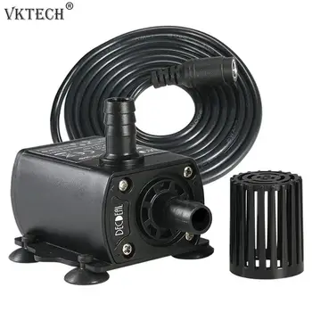 

400L/h Flow Rate Fountain Aquarium Mini DC 12V Brushless Motor Pump Pond Fish Tank Pool Circulating Submersible Water Pump