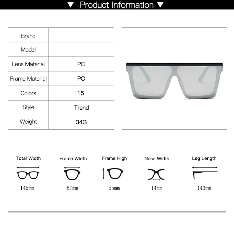 2022 Oversized Sunglasses Women Big Frame Square Flat Top Rivet Gradient Lens Sun Glasses Female Men Vintage Mirror Shades UV400