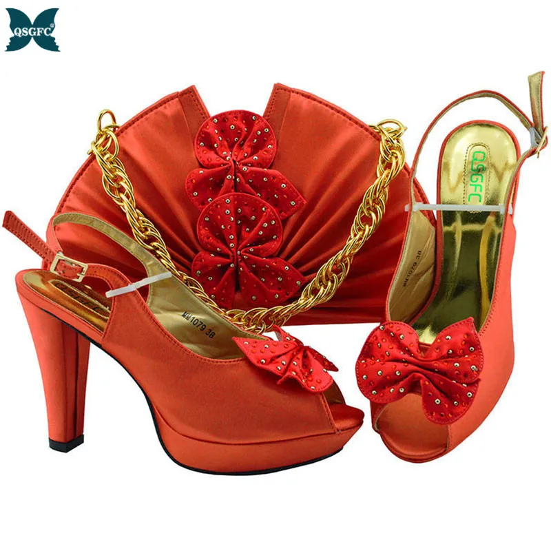 

Latest Fashion Design Italian Ladies Shoes and Bags To Match African Wedding Italian Shoes and Bag Set in Fuchsia Color