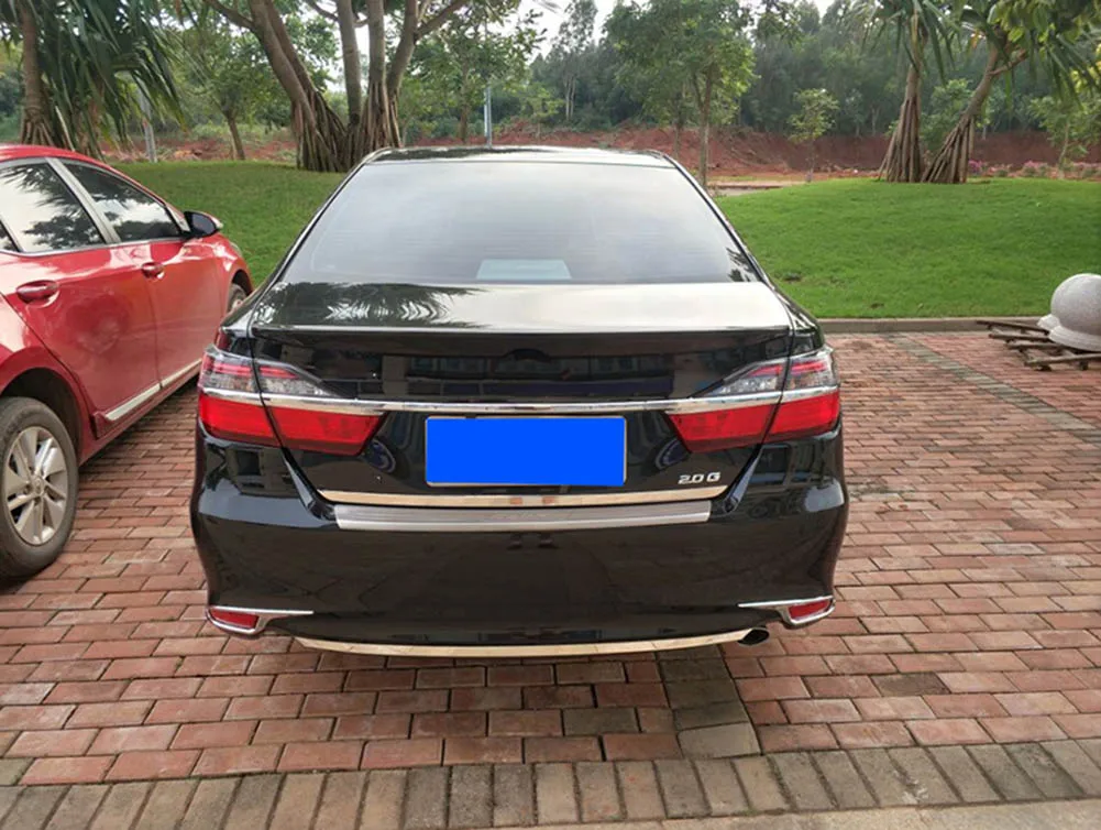 Для Toyota Camry ABS спойлер заднего багажника, крыла губ черный, белый цвет 2012 2013