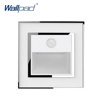 

Wallpad Motion Sensor Footlights Porch Corridor Corner Lamp Switch Natural Acrylic Panel Intelligent Sensor Light up in dark