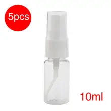 5 шт. Прозрачный Портативный прочный флакон с распылителем 10 мл пустой пластиковый флакон для духов контейнер распылитель для духов TSLM1