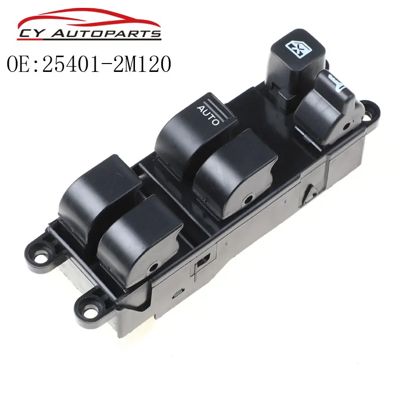 

Новый переключатель переднего левого стекла для Nissan Navara Bluebird для солнечного прицепа B14 D22 25401-2M120 254012M120