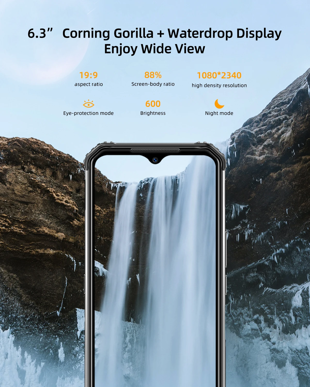 DOOGEE S95 IP68 Modular Rugged Mobile Phone 6.3inch Display Helio P90 Octa Core 6GB 128GB 48MP Triple Camera Android 9.0 5150mAh