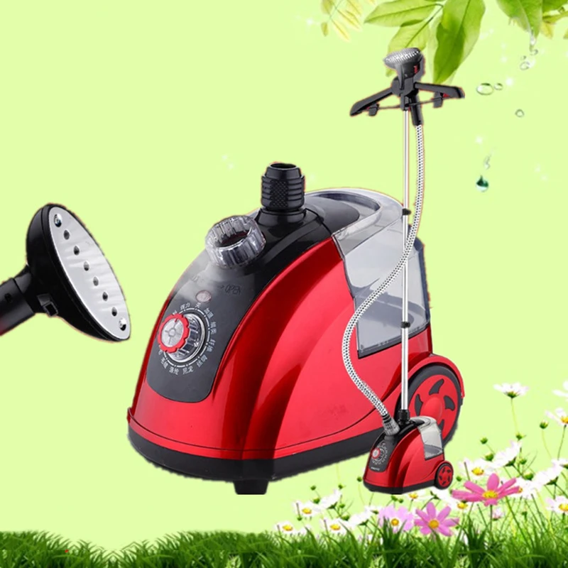 

1800W Standing Steam Iron Home Clothes Wrinkle Remove Steam 1.6L 50Hz Red
