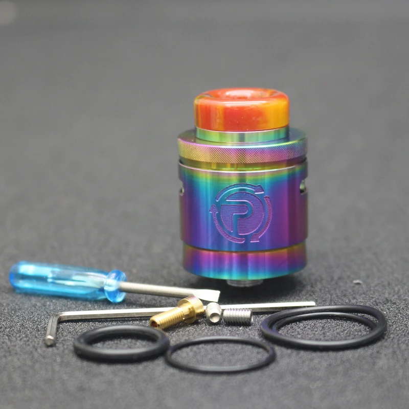 

Electronic Cigarette Passage RDA Tank 24mm E-Cigs Atomizer with 810 Resin drip tip For 510 Mod Pod