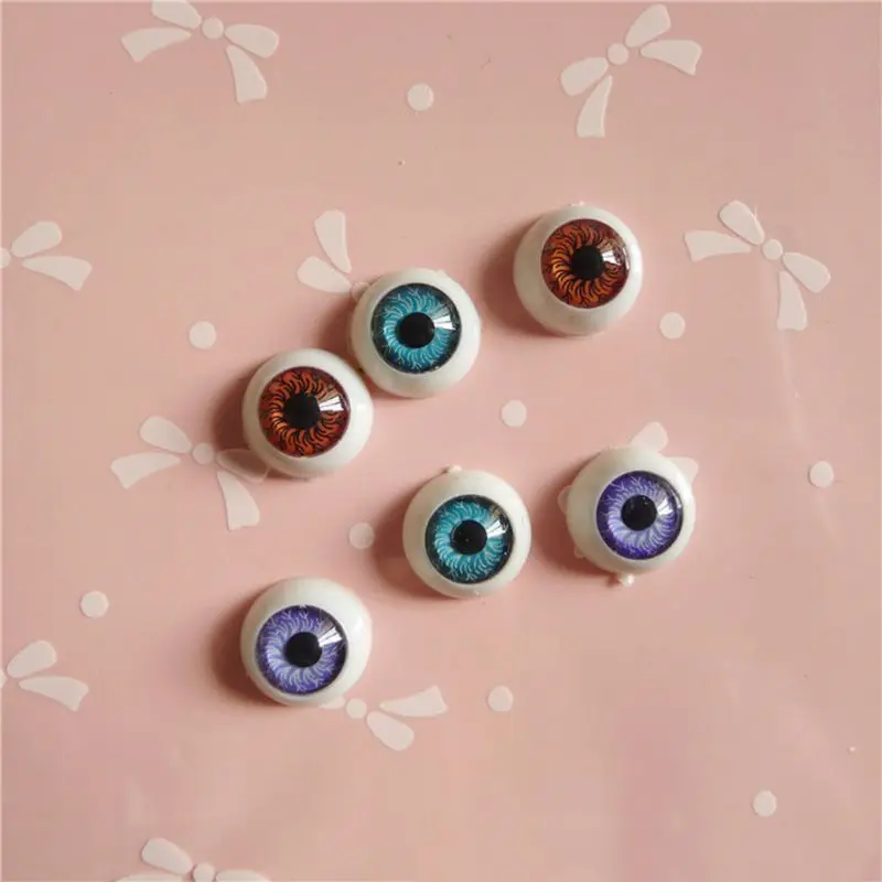 

Halloween Realistic Doll Eye Realistic Round Hollow Back Fake Eyes Eyeballs DIY Prop Scary Mask Accessories