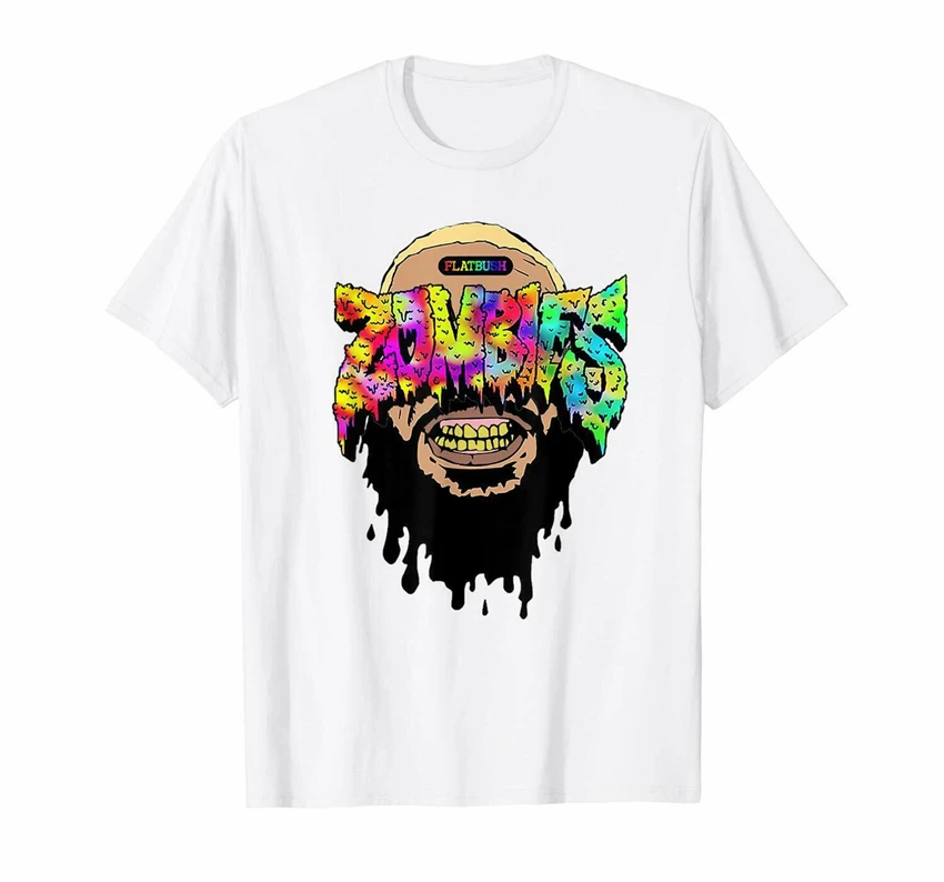 Flatbush Zombies Triangle White T-Shirt Palm Trees Headstone For Fans S-3Xl Fashion Classic Tee Shirt | Мужская одежда