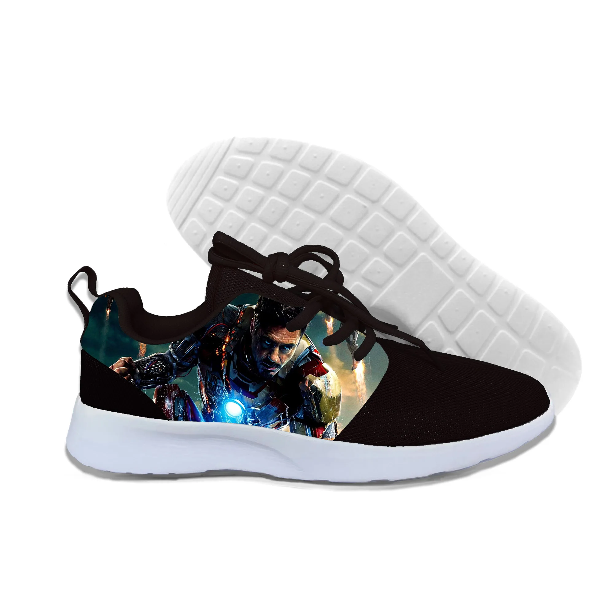 

2019 Marvel's 3d-Printed Iron Man Lightweight Sneakers Leads The Way In Hipster Street Shoes Casual Shoes