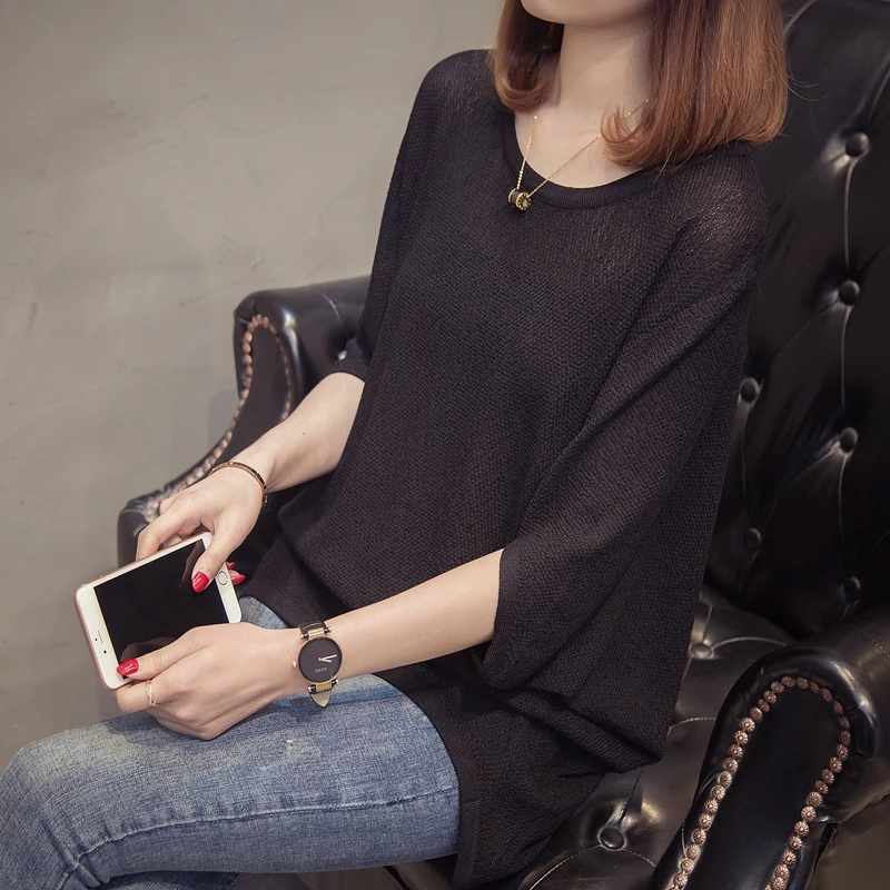 OHCLOTHING свитер женский пуловер 1641-круглый воротник рукава летучая мышь пальто свитер 50 T область 20