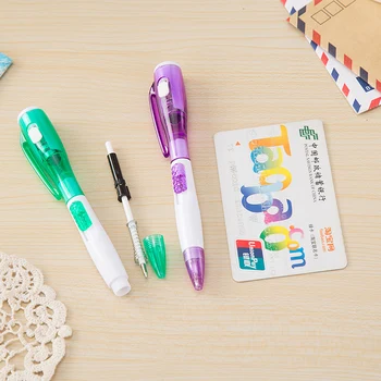 

Kids Ball Point Office Stationery Pen LED Light Flashlight