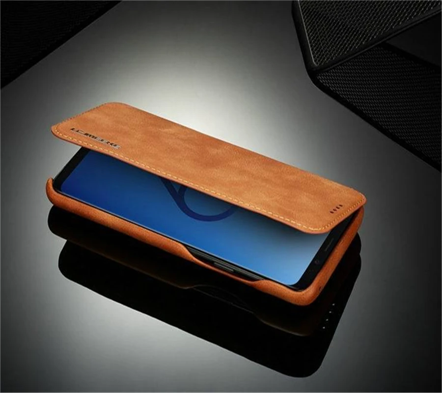 Кожаный чехол-книжка с бумажником для samsung Galaxy A20E A20 A30 A40 A50 A70 S7 край S8 S9 S10 5G S10E Plus Note 8 Note 9 Примечание 10 Pro