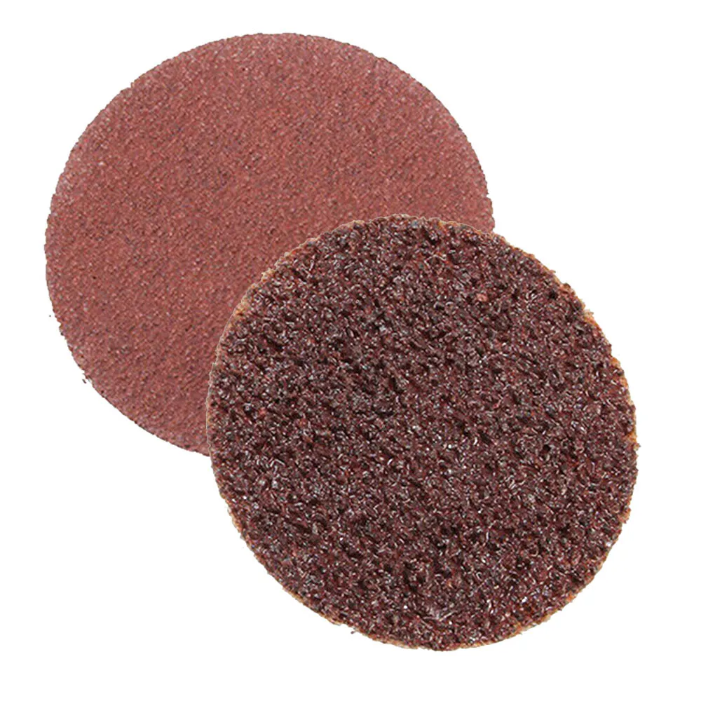 

40PCS 50mm 2'' 40/80/120/240 Grit Type R Roloc Sanding Discs Abrasive Roll Lock