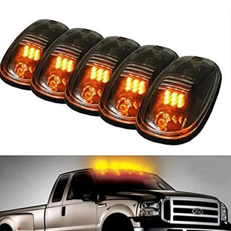 5 шт. 9LED лампа для крыши автомобиля водонепроницаемый знак крыши предупреждающие огни лампа GMC Toyota Dodge Tanto Raptor сторона F150 Chevrolet Forford X1N9