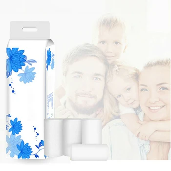 

12 Roll Strong Soft 4-Ply Toilet Paper Bath Tissue Bulk Roll Skin-friendly d88