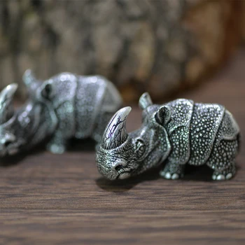 

LANGHONG1PCS 3D hippopotamus Animal Pendant For Souvenir