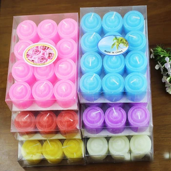 

Romantic Fruit Small Candle Multicolor Aromatherapy Small Candle Plastic Shell Cylindrical Candle 12 Pack