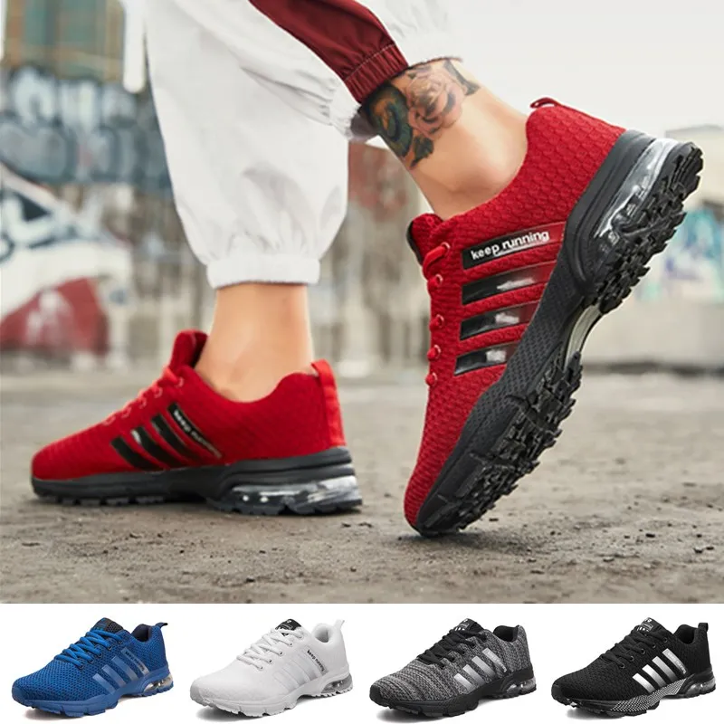 

Mens Sneakers Lightweight Mens Casual Shoes Fashion Breathable Male Footwear Lace Up Running Shoes